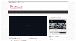 Desktop Screenshot of nevesta.si