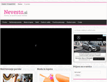 Tablet Screenshot of nevesta.si